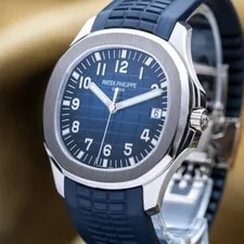 Patek Philippe Aquanaut White Gold Blue Dial 42.2mm - 5168G-001 Full Set 4