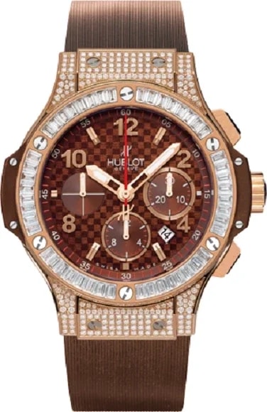 Worldofluxuryus — Hublot Big Bang 18K Yellow Gold & Diamonds — Watch — resale