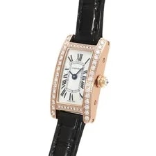 Cartier Tank WJTA0026 ( 3673) 27mm Pink Gold Silver #WW1243 2
