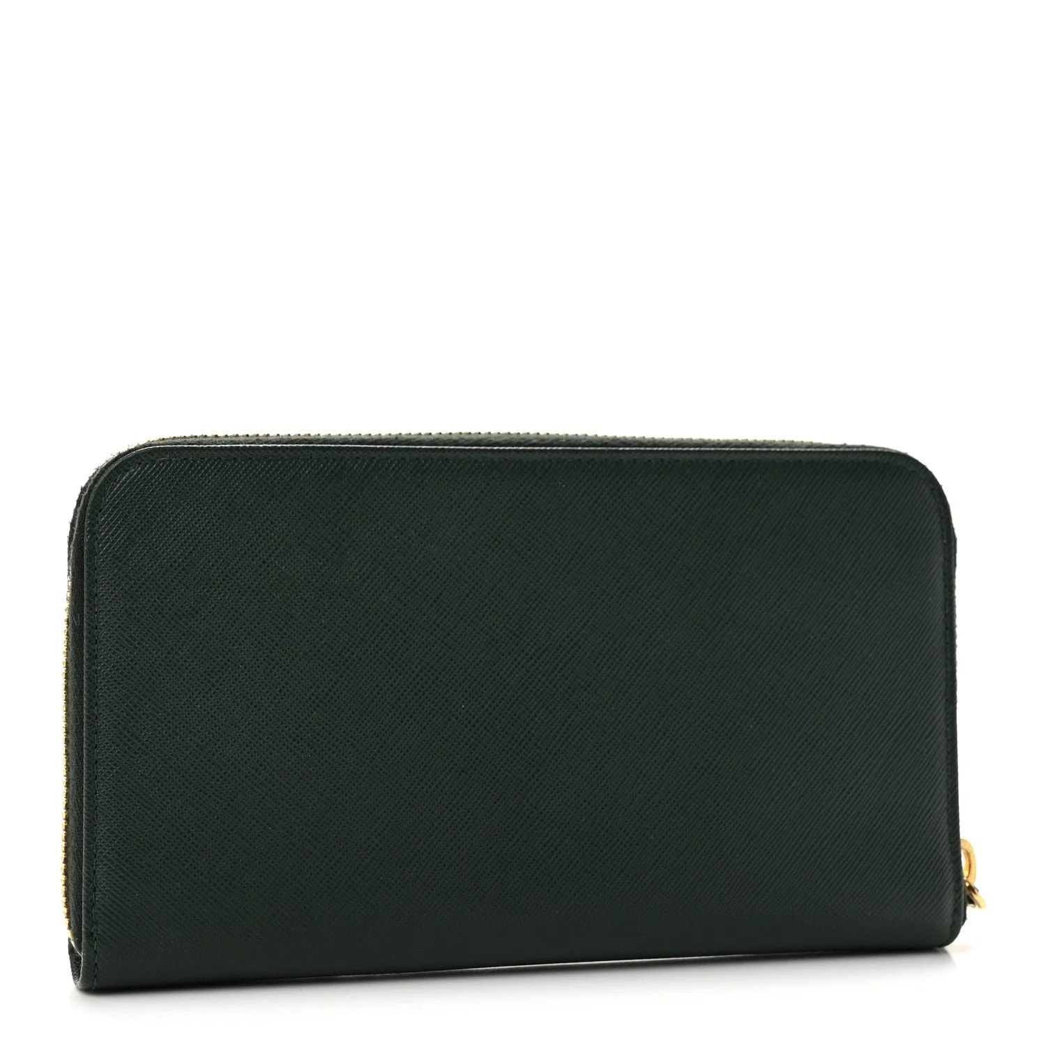 Metal Zip Around Wallet Smeraldo 3