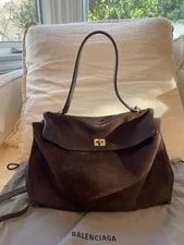 Balenciaga — Authentic Balenciaga Rodeo Medium $4790 Dark — Handbag — resale