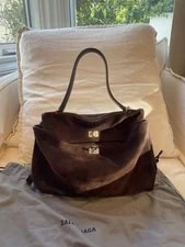 Authentic Balenciaga Rodeo Medium $4790 Dark 2