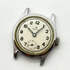 Rolex 1944 Silver Hand-wound 35.5mm Working Auth 2