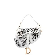 Dior — Dior Mini Embroidered and Beaded Saddle — Handbag — resale