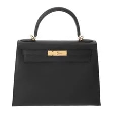 Hermès — Hermes Kelly 28 Stitched × Hardware Voe #W043 — Handbag — resale