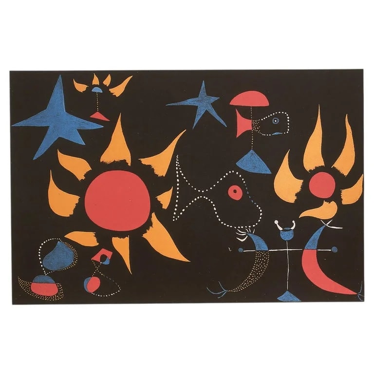 (after) Joan Miró — Joan Miro 'Self-Portrait II' Offset Lithograph Numbered Framed — decorative_art — resale