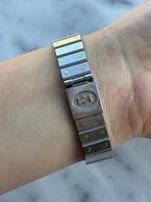 Cartier Santos Vendome 8191 Gold 18c 750 & Steel Lady 32mm Swiss Made 4