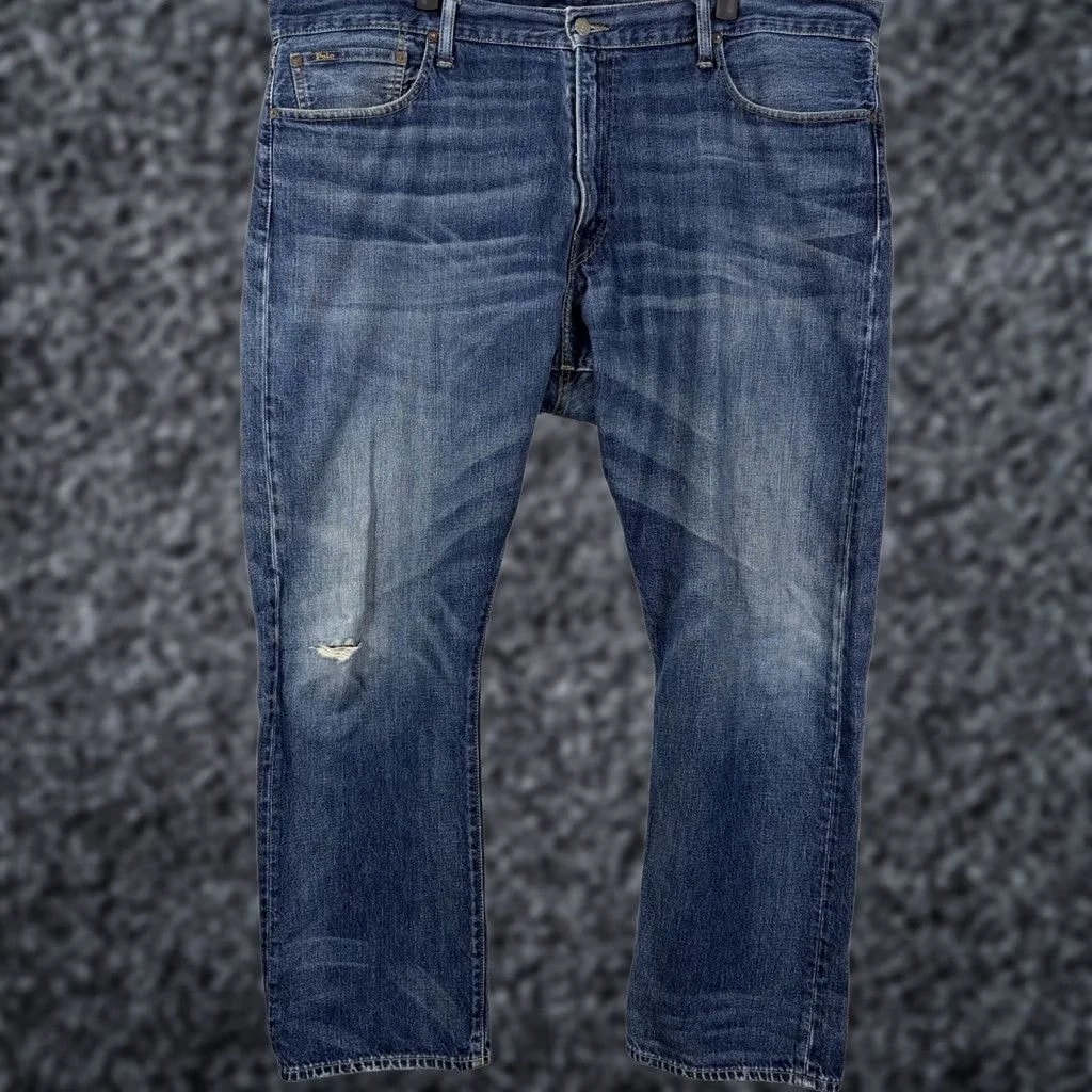 Polo Ralph Lauren — Polo Ralph Lauren Jeans 42x32 Relaxed Straight Leg 5-Pocket Cotton Logo — streetwear — resale
