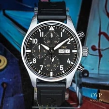 IWC — IWC Pilot’s Chronograph 41 Apxgp – Black Dial – Complete Set — Watch — resale