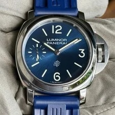 Panerai Luminor “Blu Mare” 44mm PAM01085 Blue Dial Full Set Excellent Condition 2