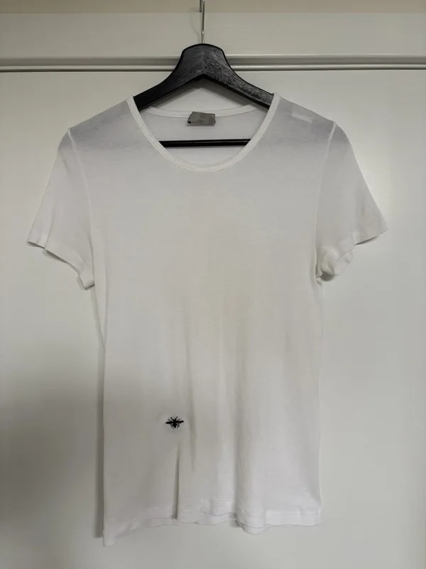 Dior — S/S 2003 Homme By Hedi Slimane Semi-Sheer Bee Tee — streetwear — resale