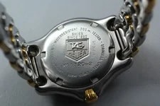 TAG Heuer S/el Professional WG1320-2 Gray Gold Quartz Near 4