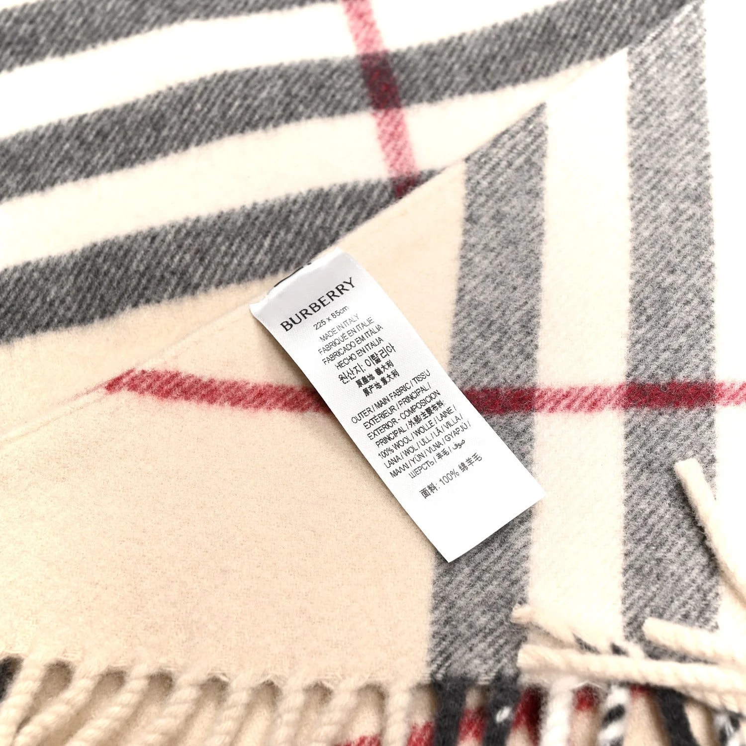 Giant Check Cape Scarf 3