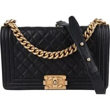 Chanel — Chanel Boy Single Flap Crossbody Coco CC — Handbag — resale