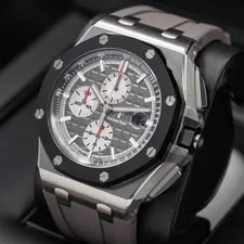 Audemars Piguet Royal Oak Offshore in Titanium, 44mm Ceramic Bezel,full Set 2019 3