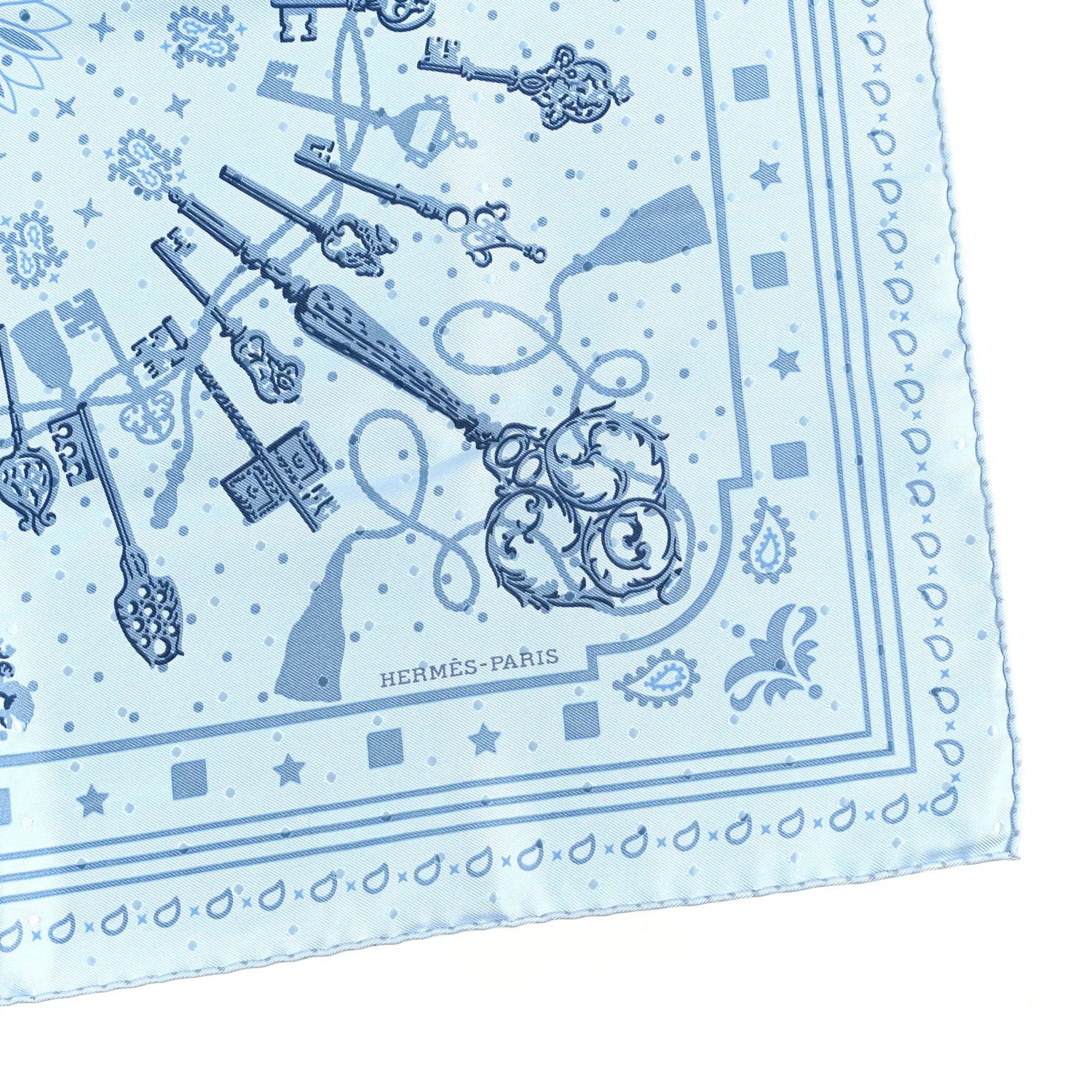 les Cles Bandana Scarf 55 Ciel Jean 2