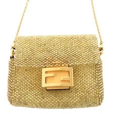 Fendi Pico Bucket AirPods Case Beaded Mini Micro Bead Chain JP 3