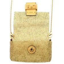 Fendi Pico Bucket AirPods Case Beaded Mini Micro Bead Chain JP 4