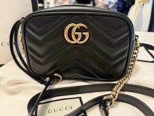 Gucci GG Marmont Chevron Camera W/ Box 2