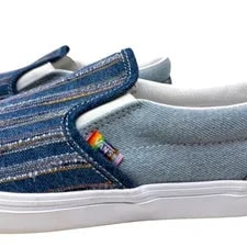 Vans Skate Shoes Pride Striped Slip on Pride Classic 11 4