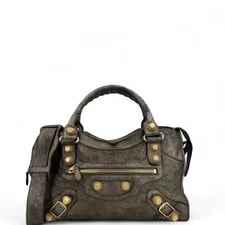 Balenciaga — Balenciaga Medium City Aged (aa072326j1r) — Handbag — resale