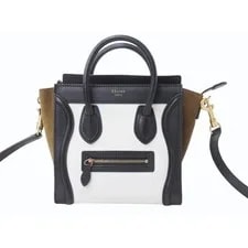 Celine 2way Luggage Shopper Calf Kh 2
