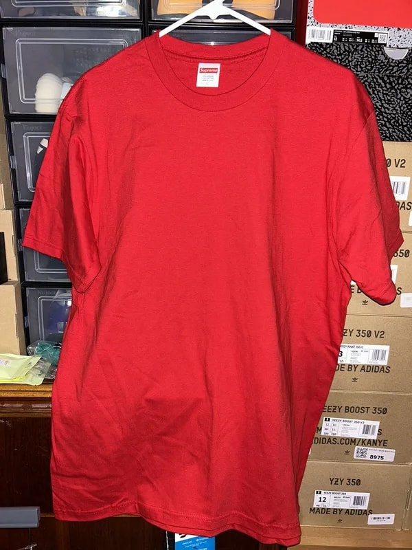 Supreme — Supreme Blank Tee Shirt T/Shirt Size Large NEW — streetwear — resale