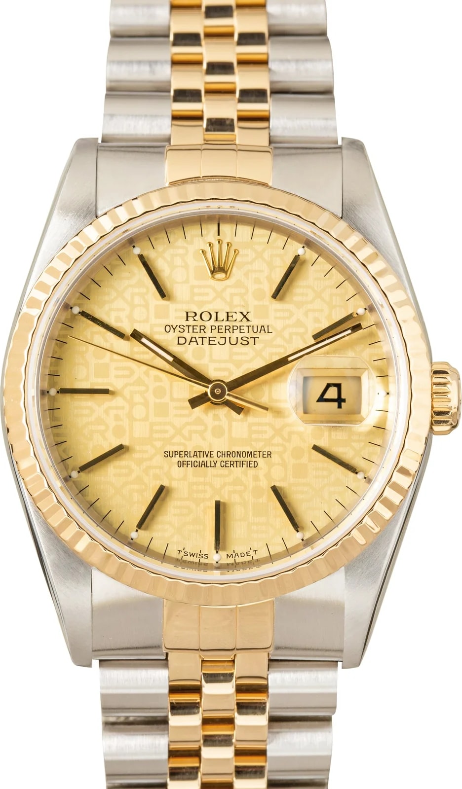 Rolex — Rolex Datejust 36 Ref 16233 Champagne Jubilee Dial — Watch — resale
