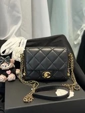 Chanel — Chanel Square Flap CC Turnlock -Chain Strap [] — Handbag — resale