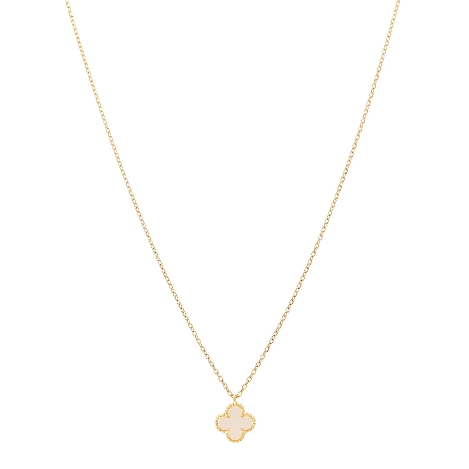 Van Cleef & Arpels — 18K Yellow Gold Mother of Pearl Pure Alhambra — Jewelry — resale