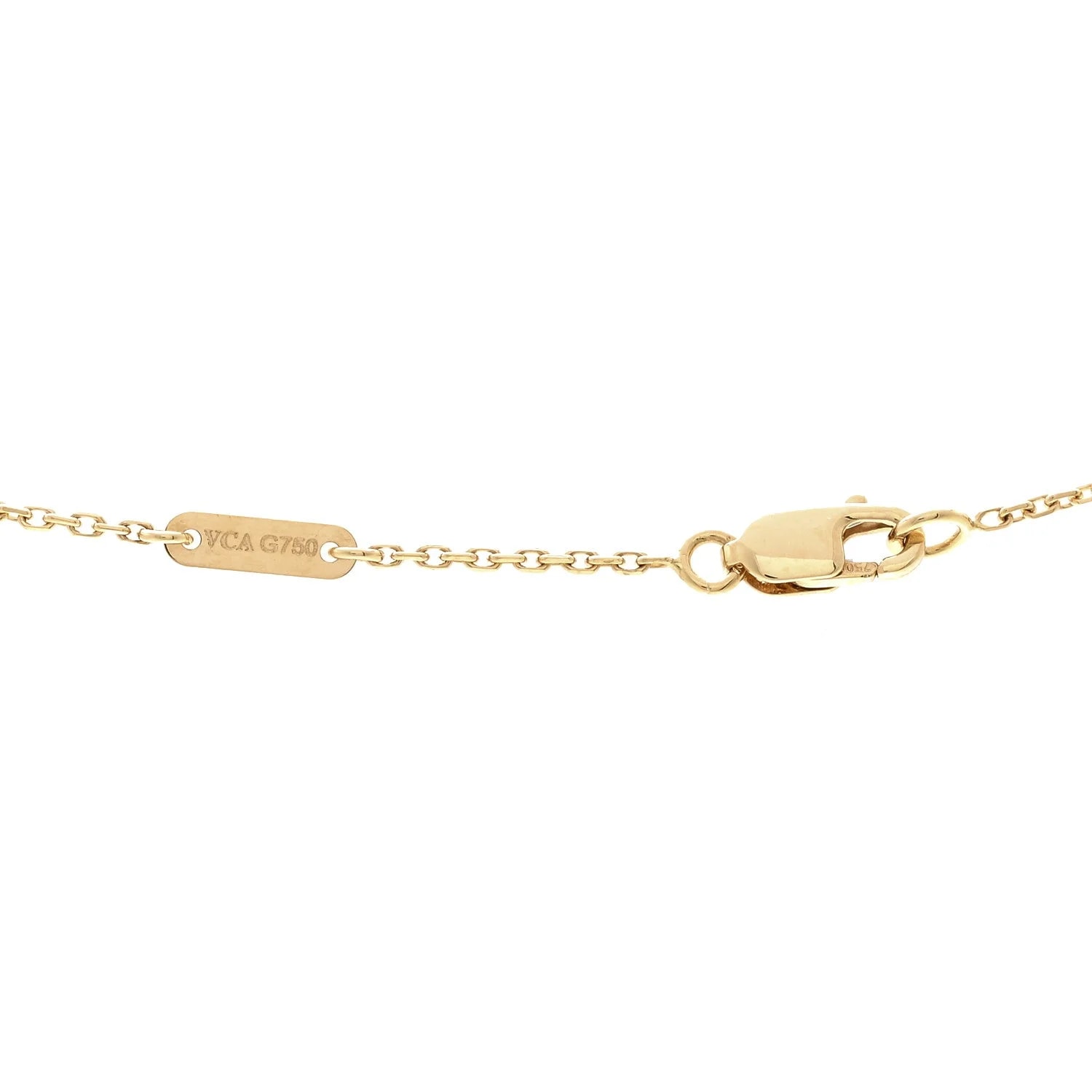 18K Yellow Gold Mother of Pearl Pure Alhambra 4