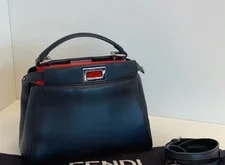 Fendi — Fendi Peekaboo Mini Top Handle Crossbody — Handbag — resale