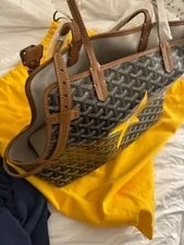 Authentic Goyard Chien Pet Carrier - and NEW With TAG, Dustbag 2