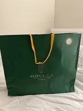 Authentic Goyard Chien Pet Carrier - and NEW With TAG, Dustbag 4