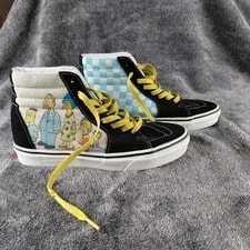 Vans Sk8-Hi the Simpsons Family Checkerboard High Top Shoes 6 721356 3