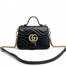 Gucci Chevron Mini GG Marmont Top Handle (kc070126d0r) 2