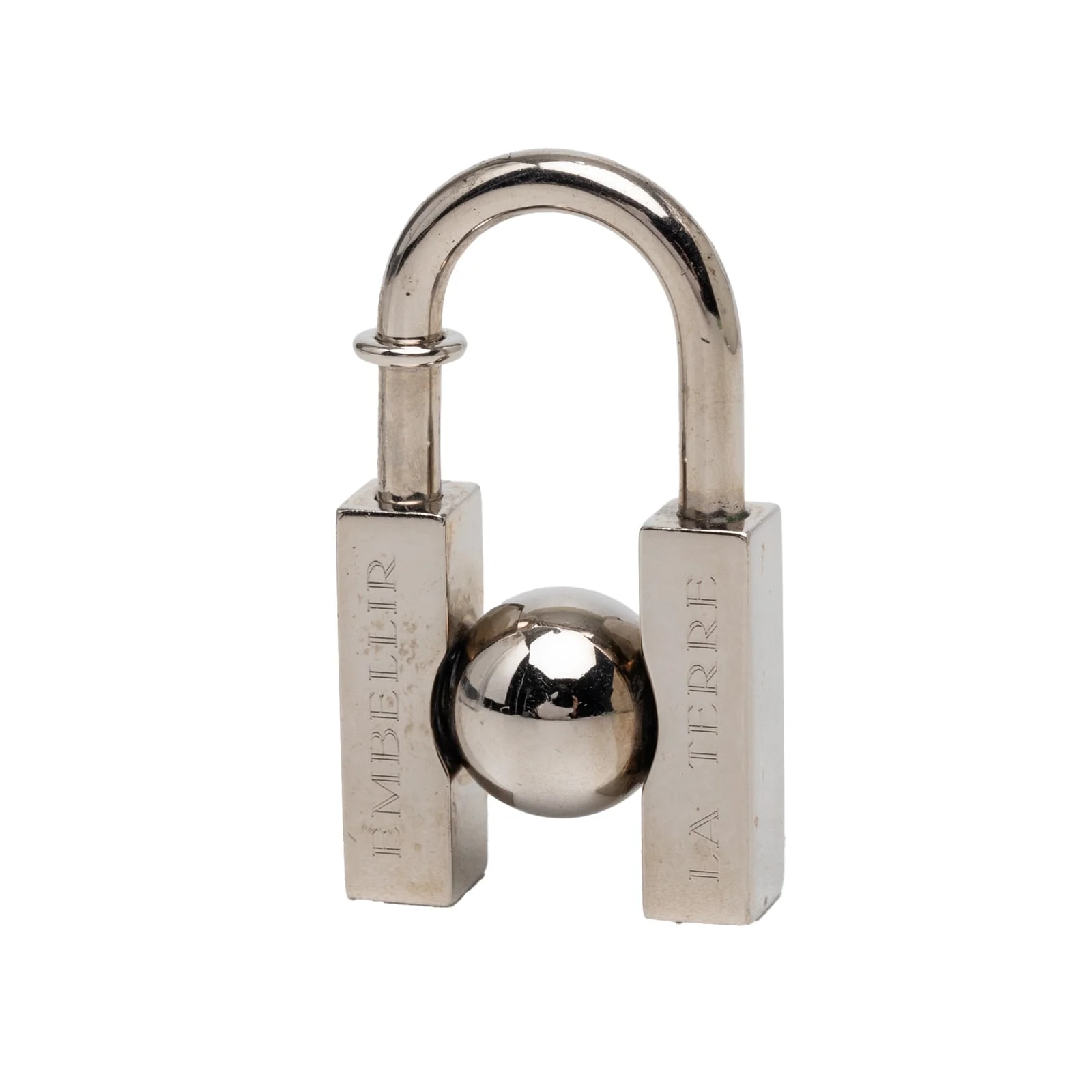 Palladium Plated L Homme Peut Embellir la Terre Cadena Charm 2