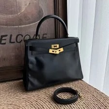 Hermès — Hermès Kelly Sellier 28 Palladium Dutyfree — Handbag — resale