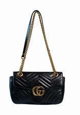 Gucci — Gucci GG Marmont Flap Chain Strap — Handbag — resale