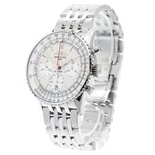 Breitling Navitimer B01 Chronograph 41mm SS Silver Dial Automatic Date #C019 2