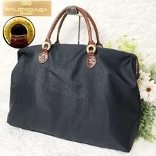 Balenciaga — Balenciaga B Logo ACE Boston Embossed — Handbag — resale