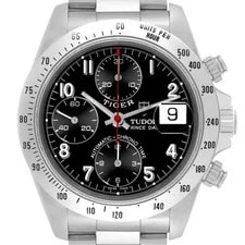 Tudor — Tudor Prince Black Dial Chronograph Steel 79280 Box Papers — Watch — resale