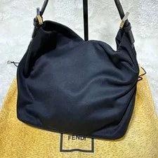Fendi Mamma Baguette One Logo Adjustable Auth 3