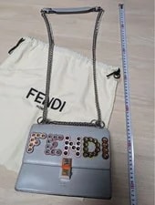 Fendi Kan I Chain Studs Genuine 3