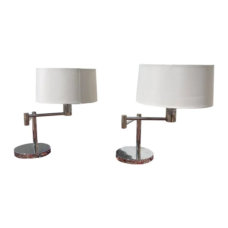 Ralph Lauren — Lauren Ralph Lauren Cantilever Articulating Arm Lamps, A Pair — Furniture — resale