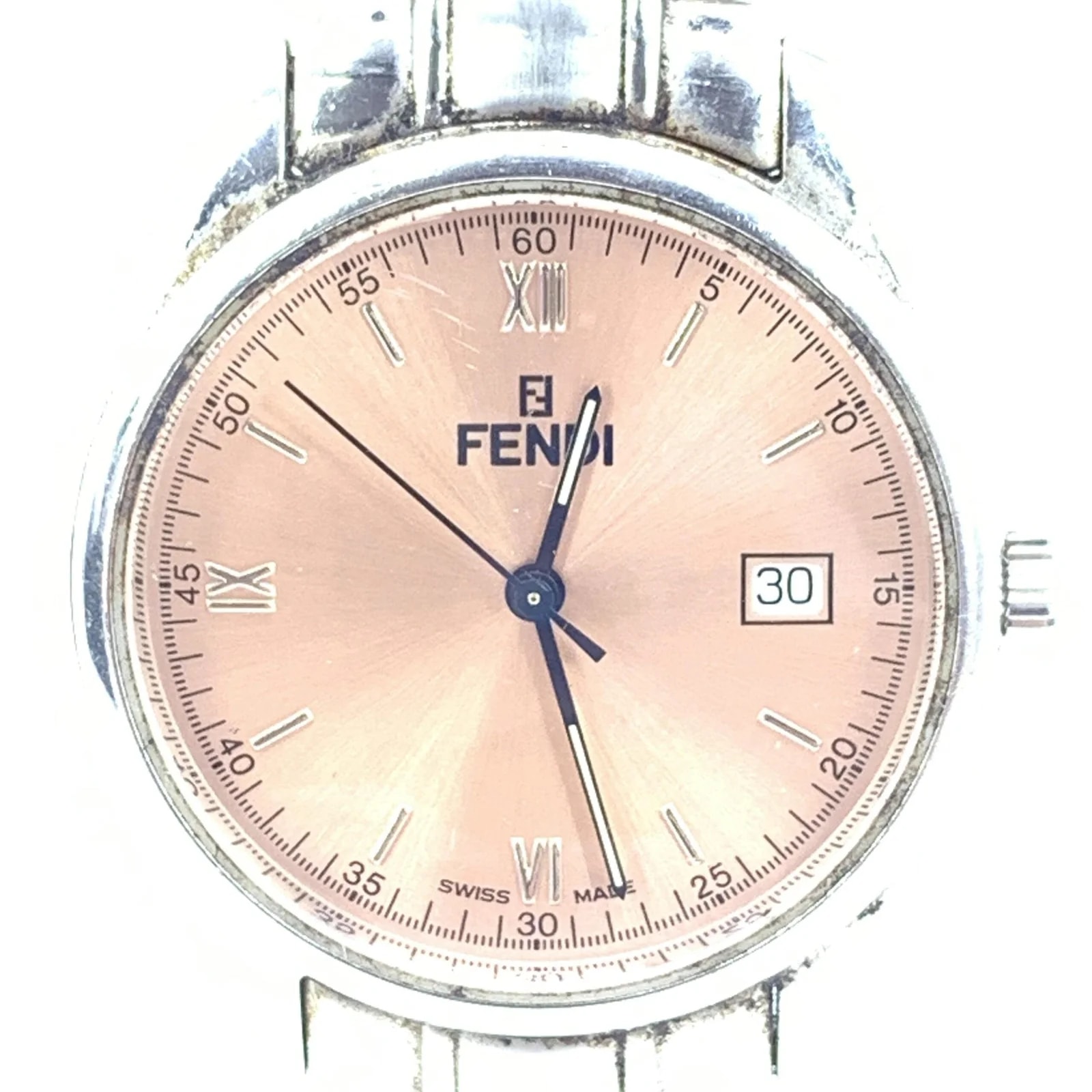 Fendi Pink Champagne Dial Quartz , Stainless Steel 2