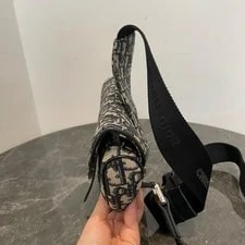 Dior Saddle Iconic Embroidered Print - Very Good #1WM68DA 3