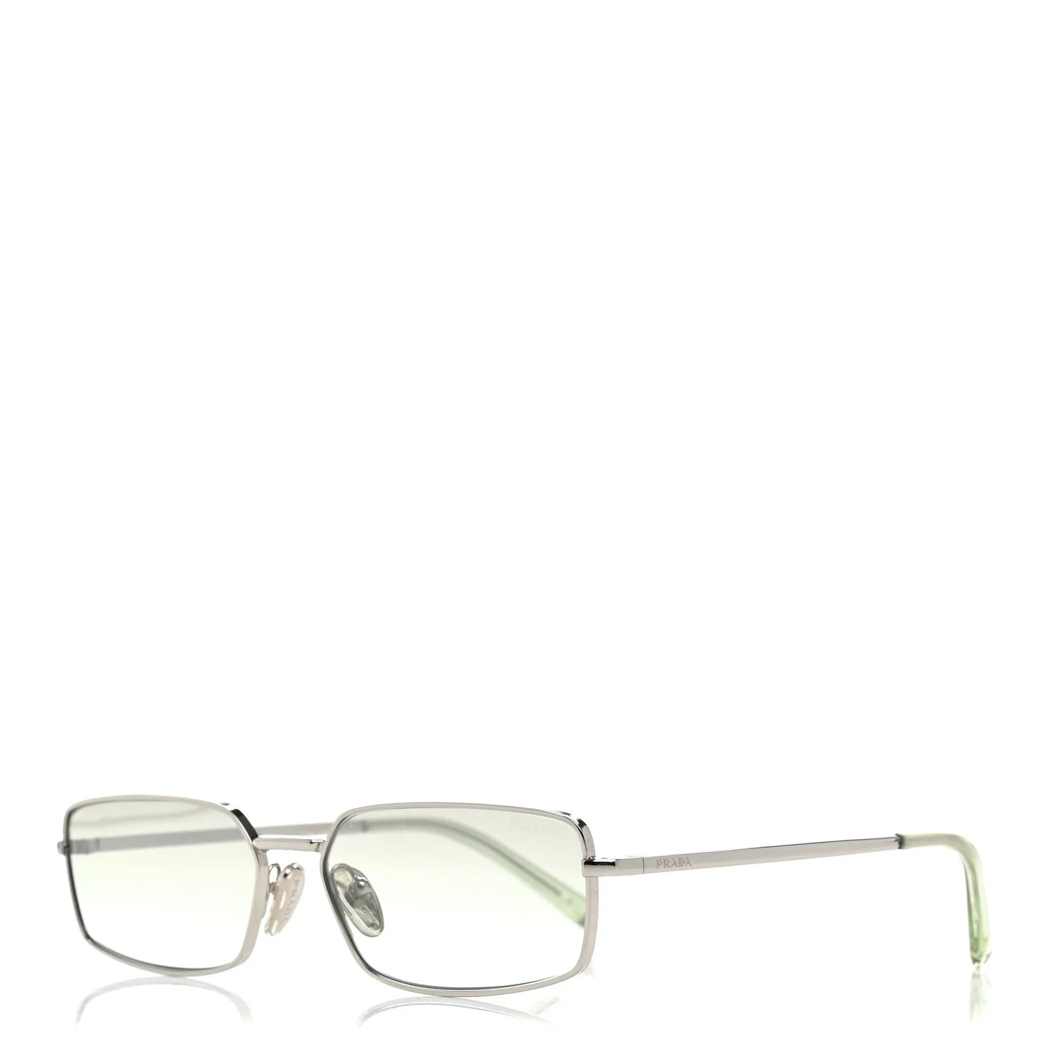Prada — Metal Rectangular Sunglasses SPR A60 Light — Accessory — resale