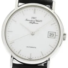 IWC Schaffhausen — IWC Schaffhausen Portofino IW351320 Date White Dial Automatic Watch_968002 — Watch — resale