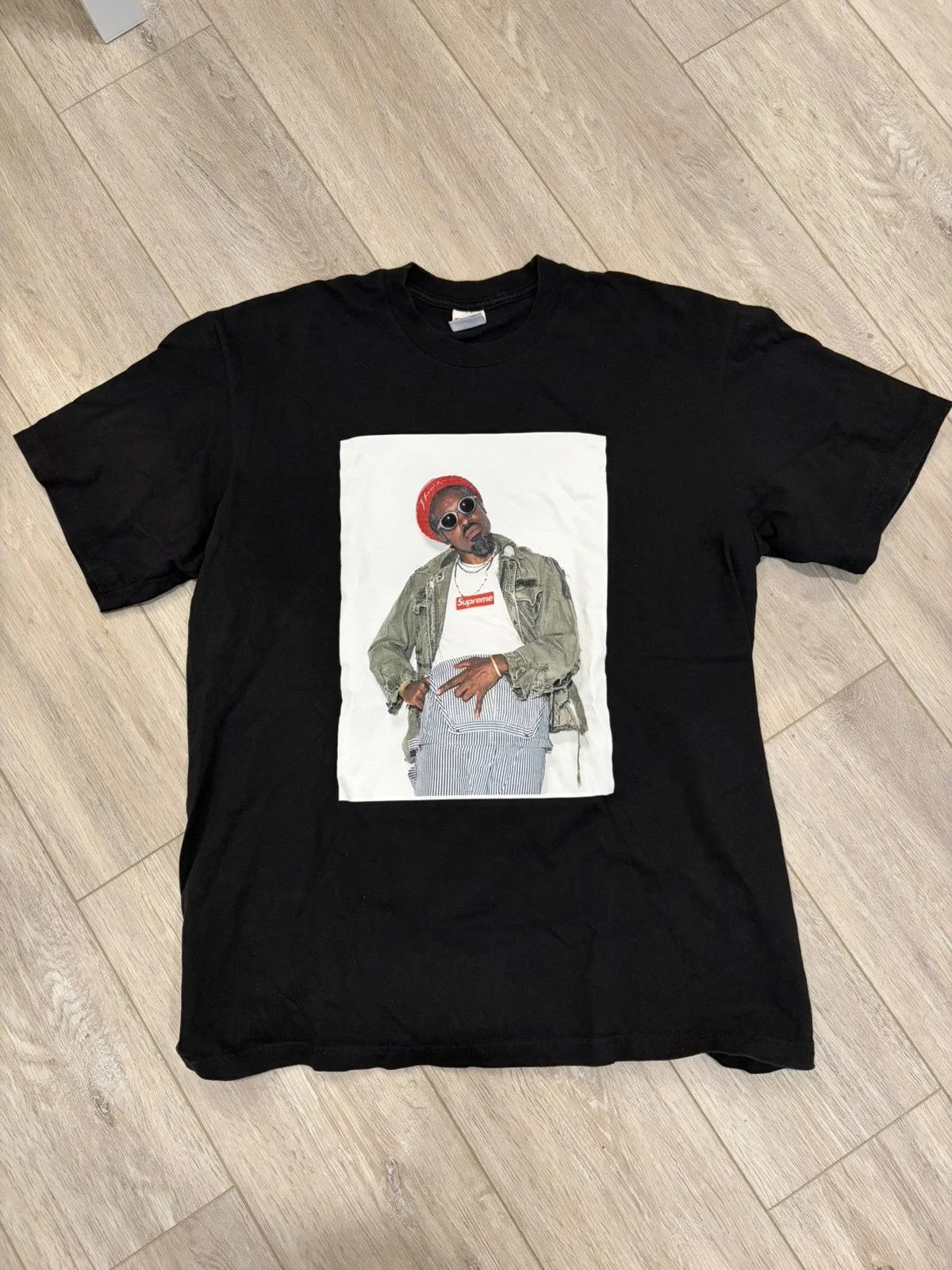 Supreme — Supreme Andre 3000 Photo Tshirt — streetwear — resale